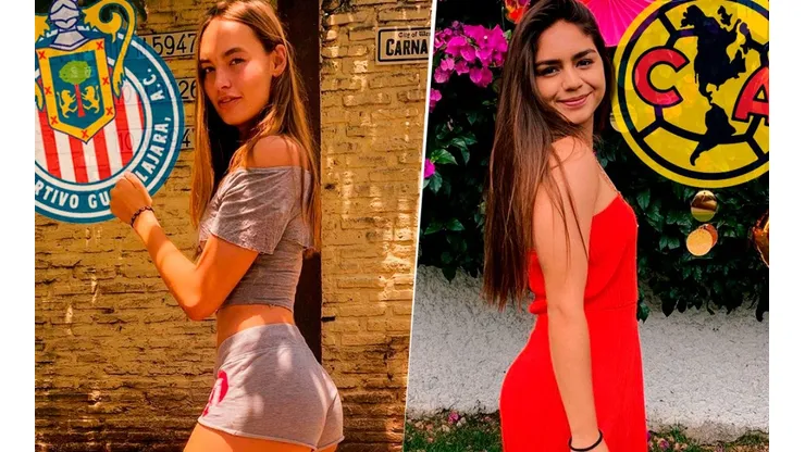Ale Bellón de Chivas y Jana Gutiérrez de América derrochan magia en TikTok. (Instagram)