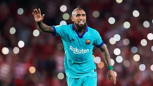 Arturo Vidal en el Barcelona. (Getty)