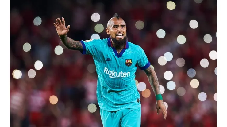 Arturo Vidal en el Barcelona. (Getty)