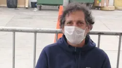 Mario Salas arribó este jueves a la capital peruana.