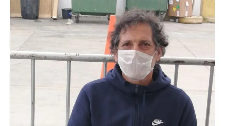 Mario Salas arribó este jueves a la capital peruana.