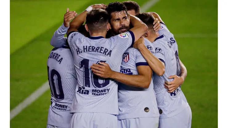 Héctor Herrera en el Atlético Madrid (Getty)