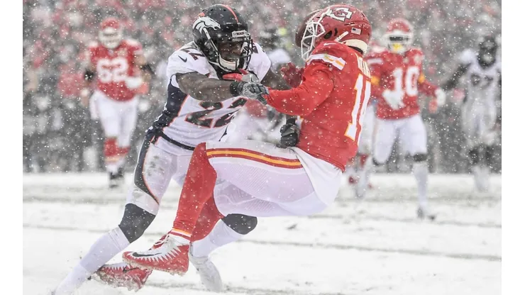 Kareem Jackson ante Kansas City Chiefs (Getty)