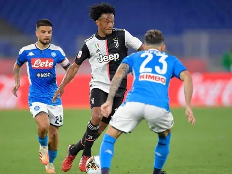 El mensaje de Cuadrado en Instagram tras perder la final de Coppa Italia