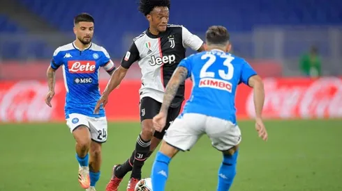 Juan Guillermo Cuadrado, jugador colombiano de la Juventus de Italia.