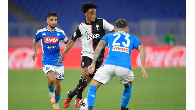 Juan Guillermo Cuadrado, jugador colombiano de la Juventus de Italia.