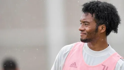 Juan Guillermo Cuadrado, titular en la Juventus para la gran final de Coppa Italia.