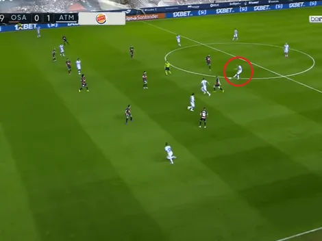 Le da la razón a Simeone: el pase mágico de Héctor Herrera en el gol del Atlético Madrid