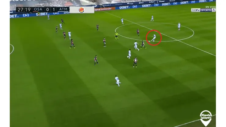 Le da la razón a Simeone: el pase mágico de Héctor Herrera en el gol del Atlético Madrid