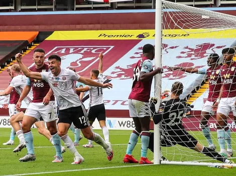 Al Sheffield no le cobraron un gol ¡porque al árbitro no le sonó el reloj!