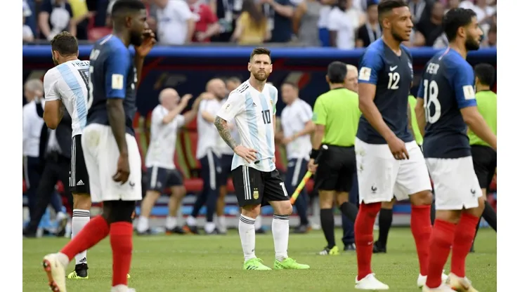 Foto de Lionel Messi con la camiseta de la Selección Argentina.