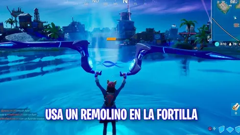 Usa un remolino: primer desafío para desbloquear la skin de Aquaman en Fortnite