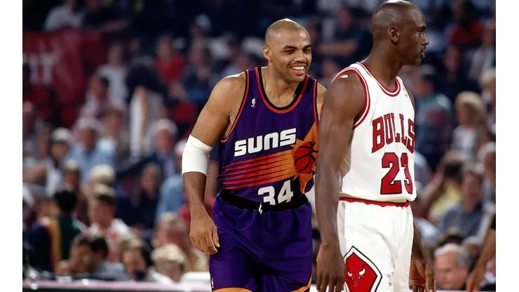Barkley con Jordan (Getty)