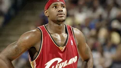 Un novato LeBron James (Getty)