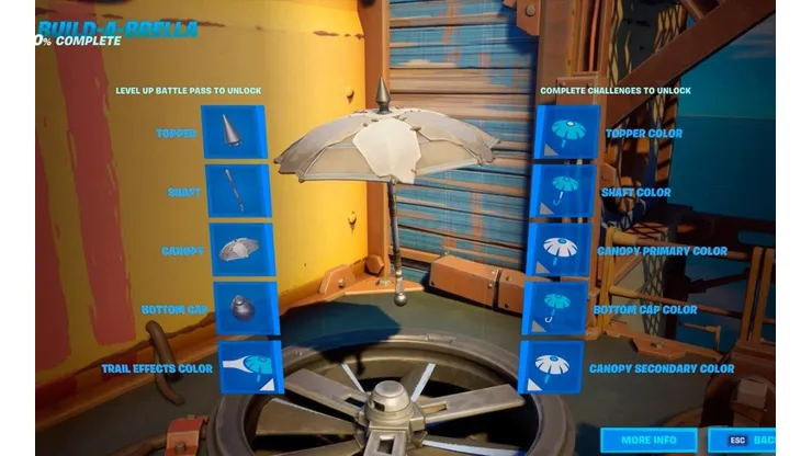 Fabrica tu propio paraguas: la nueva dinámica de la Temporada 3 de Fortnite