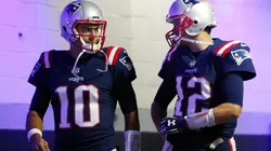 Tom Brady junto a Jimmy Garoppolo (Getty)