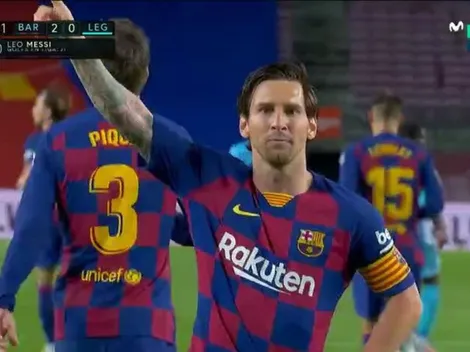 Messi miró a la cámara y sorprendió a todos con su celebración