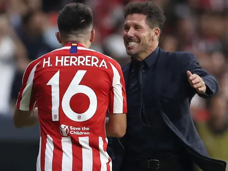 Diego Simeone se refirió a los minutos de Héctor Herrera