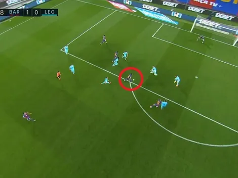 Barcelona no había hecho nada pero Ansu Fati sacó un latigazo y abrió el partido