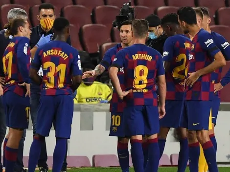 Messi, el líder de Barcelona: otra vez, el encargado de dar las indicaciones