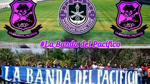 La Banda del Pacífico es la primera barra de Mazatlán FC. Fotos: @Talentofutbole2 / @labanda_banda