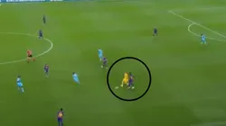 Ter Stegen se aburrió de atajar y salió hasta mitad de cancha para jugar