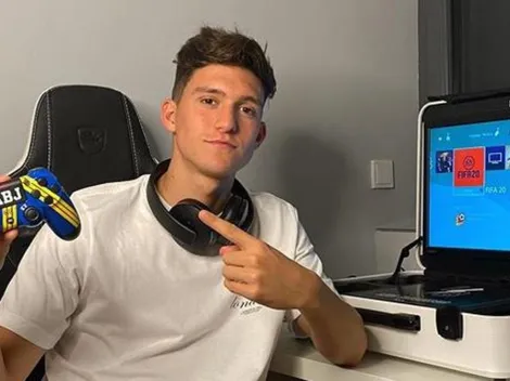 Balerdi subió foto jugando al FIFA y Fabra lo provocó: "Mi hijo más lejano"