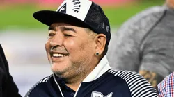 La alegría de Diego Armando Maradona.