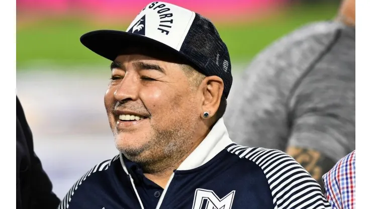 La alegría de Diego Armando Maradona.