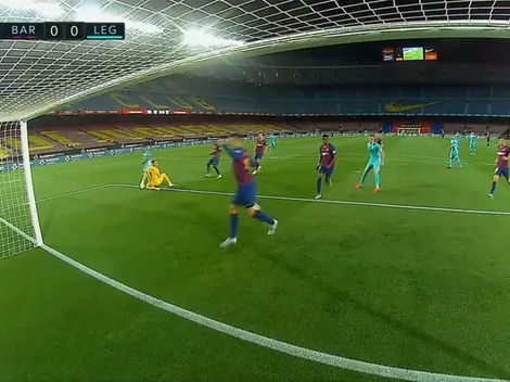 ¡Casi sorprende Leganés! Lenglet salvó a Barcelona en la línea