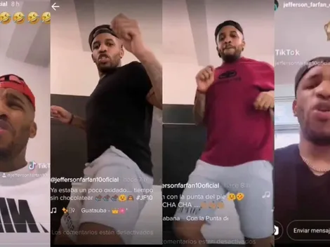 "Me muerdes el ...": Jefferson Farfán se hizo TikTok, imitó y hasta bailó