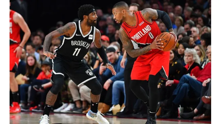 Kyrie Irving y Damian Lillard (Getty Images).