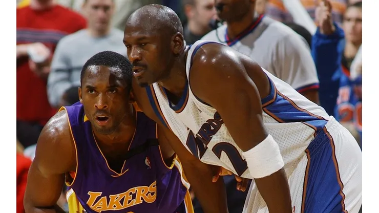 Kobe Bryant y Michael Jordan. Foto: Getty Images.