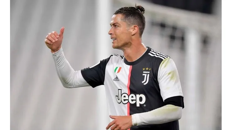 Cristiano Ronaldo durante el reciente encuentro ante Milan.