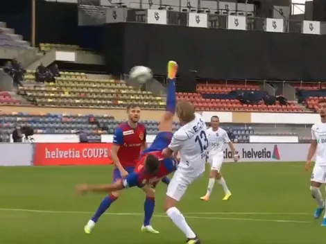 ¡Serio candidato al Puskas! Golazo de chilena en el fútbol de Suiza