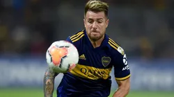 Julio Buffarini con la camiseta de Boca.