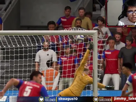 Video: al mejor jugador de FIFA 20 no le cobraron un golazo de forma insólita