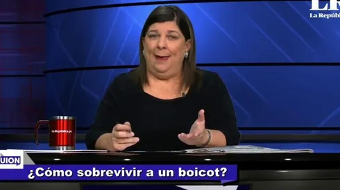 Rosa María Palacios trabaja en La República.