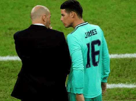 Habló Zidane y dejó claro el mensaje para James Rodríguez