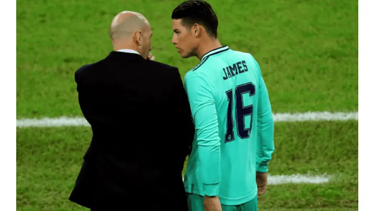 Habló Zidane y dejó claro el mensaje para James Rodríguez