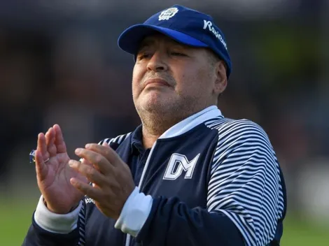 Maradona subió una foto contando cómo está y mostrando su espectacular almuerzo