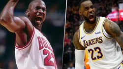 Michael Jordan y LeBron James. Foto: Getty Images.