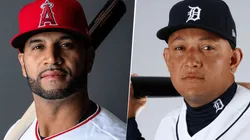 Albert Pujols y Miguel Cabrera. Foto: Getty Images.