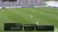 Real Madrid derrotó a Eibar por 3-1 sin la presencia del público.