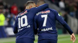 Neymar y Kylian Mbappé, juntos.