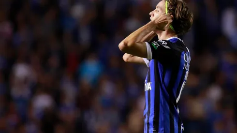 Marcel Ruíz en un juego con Querétaro.