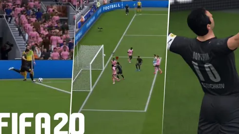 Tremendo gol olímpico en el FIFA 20 pero... ¿dónde estaba el arquero?