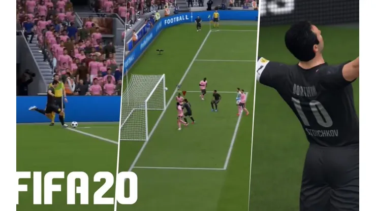 Tremendo gol olímpico en el FIFA 20 pero... ¿dónde estaba el arquero?