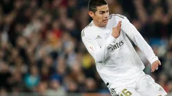 James Rodríguez, jugador del Real Madrid.