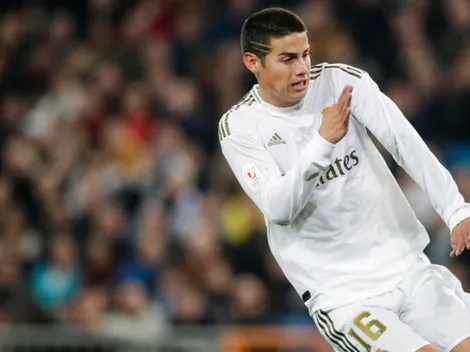 Zidane convocó a James Rodríguez para el partido contra Eibar